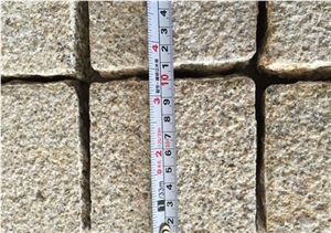 China G682 Granite 10x10x4cm Cube Paving Stone