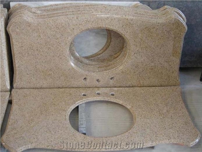 China G682 Sunset Golden Granite Yellow Countertop