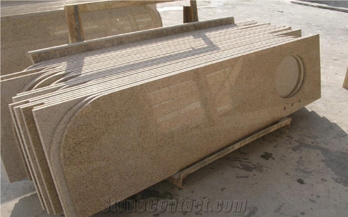 China G682 Sunset Golden Granite Yellow Countertop