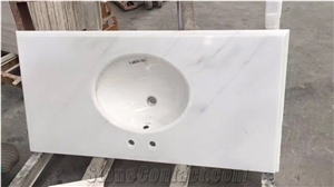 China Oriental White Marble Countertop Vanities