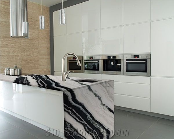 China Panda White Marble Countertop