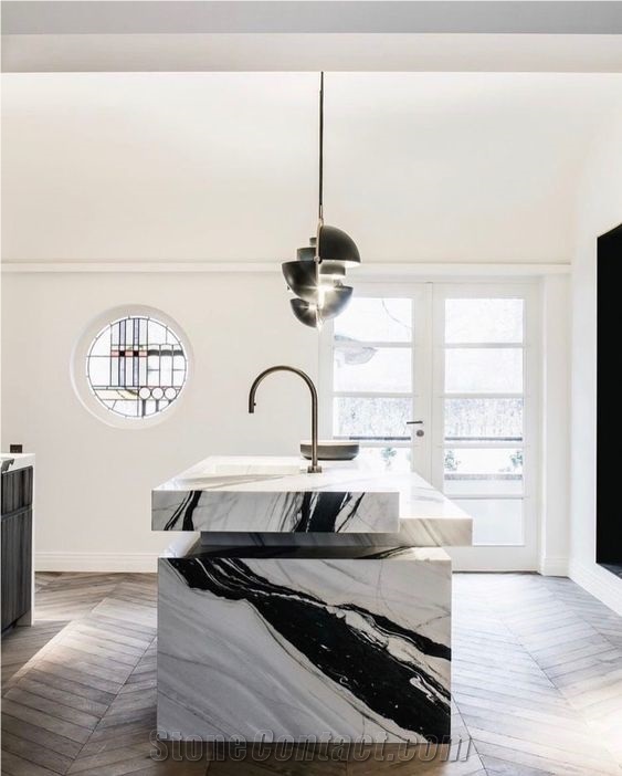 China Panda White Marble Countertop