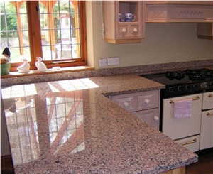 China Peach Red Granite Countertops,Vanity Tops