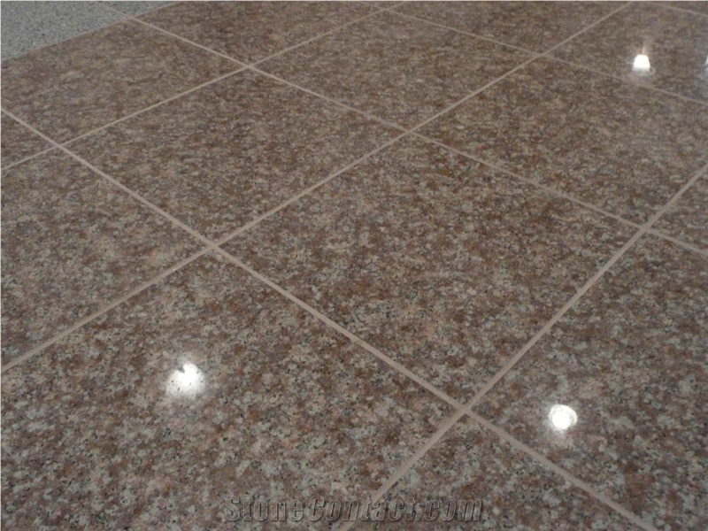China Peach Red Granite G687 Slabs for Flooring