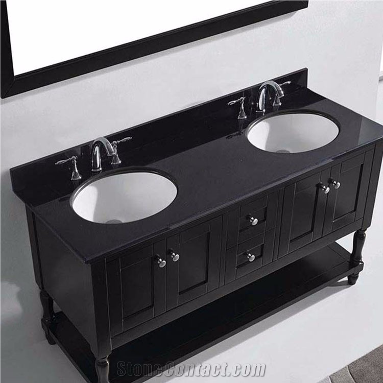 China Polished Noble Black Vanity Tops