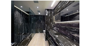 China Silver Portoro Marble Countertop Vanity Top