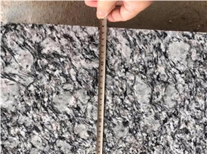 China Spray White Granite Polished Paving Stone