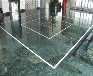 China Verde Alpi Marble Polished Construction Wall