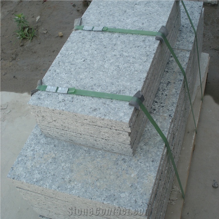 China White and Grey Color Pearl Blue Granite Tile
