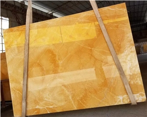 China Yellow Honey Onyx Tiles Slabs