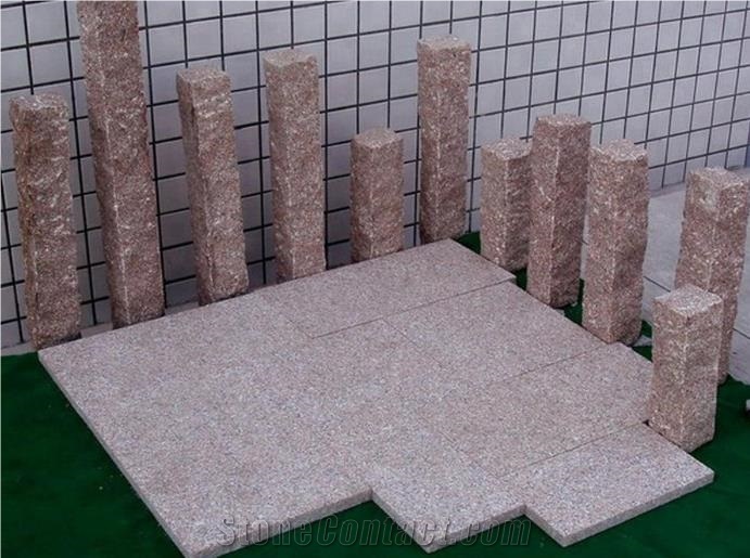 China Yongding Red G696 Granite Flamed Tiles