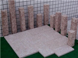 China Yongding Red G696 Granite Flamed Tiles