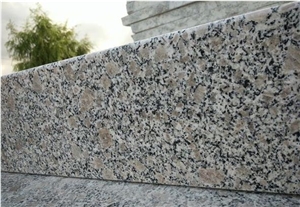 China Zhaoyuan Pearl Flower White Granite Slabs