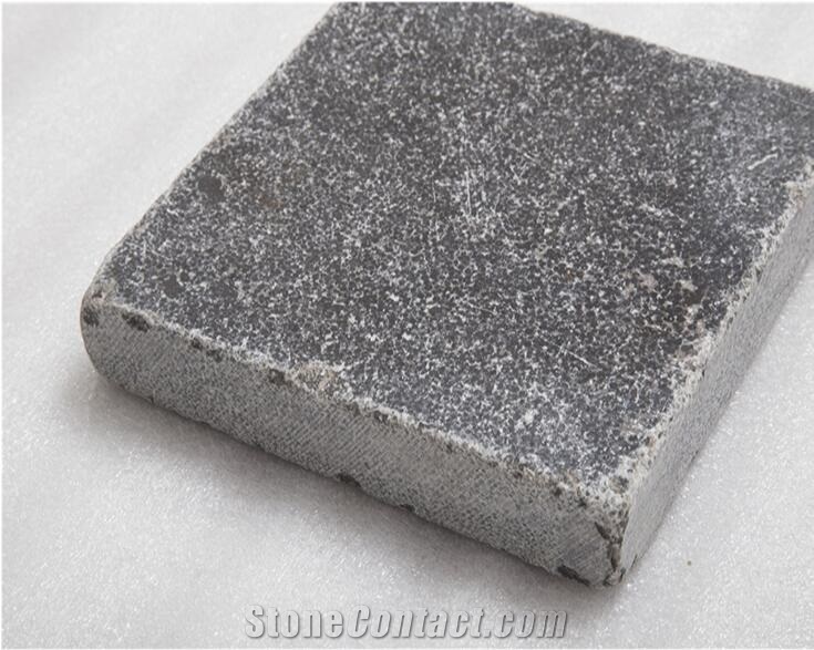 Chinese Black Limestone Flooring Tiles