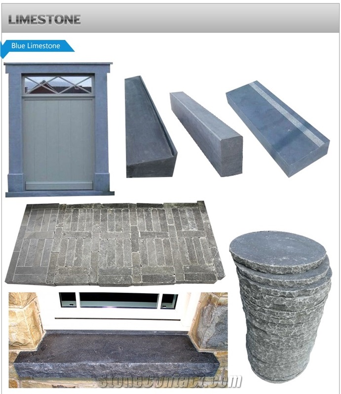 Chinese Blue Limestone Tiles for Wall, Floor