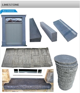 Chinese Blue Limestone Tiles for Wall, Floor