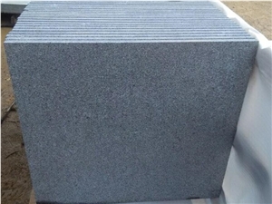 Chinese Flamed New Impala Black Granite Tiles