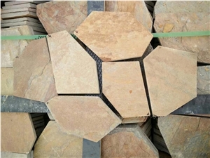 Chinese Natural Random Slate Stone Paving Tile
