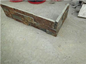 Exposed Wall Cladding Splited Slate Ledge Stone