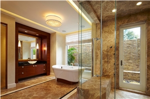 Fethiye Light Emperador Marble Floor and Wall Tile