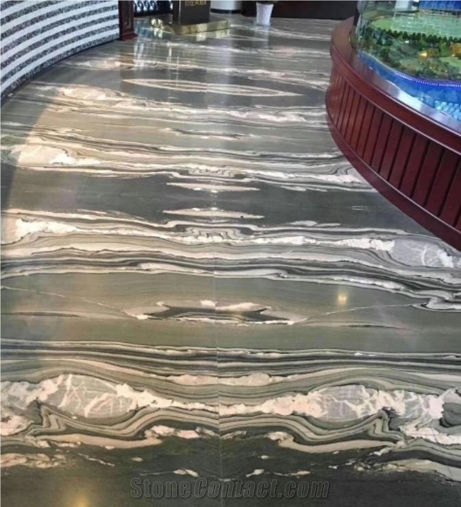 Finland Lappia Green Granite Polished Slabs Tiles
