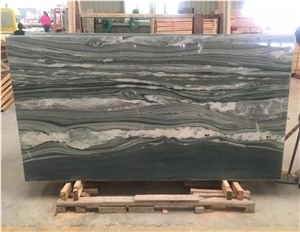 Finland Lapponia Green Granite Polished Slabs Tile