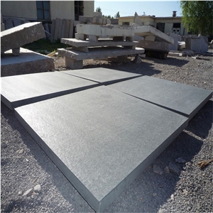Flamed Absolute Black Granite for Paver