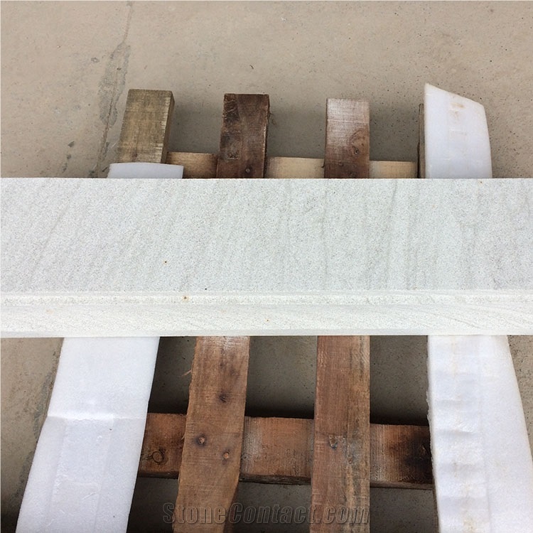 Flamed China Bobos White Sandstone Wall Cladding