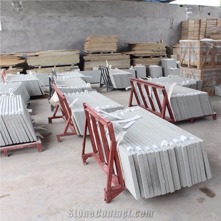 Flamed China Light Grey Sandstone Walling Tiles