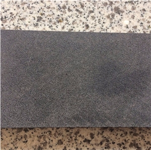 Flamed China Natural Black Sandstone Slabs Tiles
