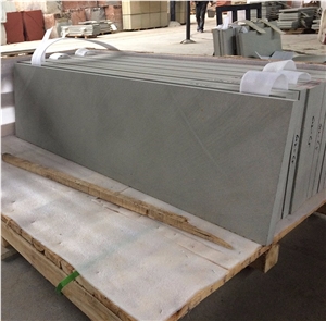 Flamed China Sichuan Grey Sandstone Paving Tiles