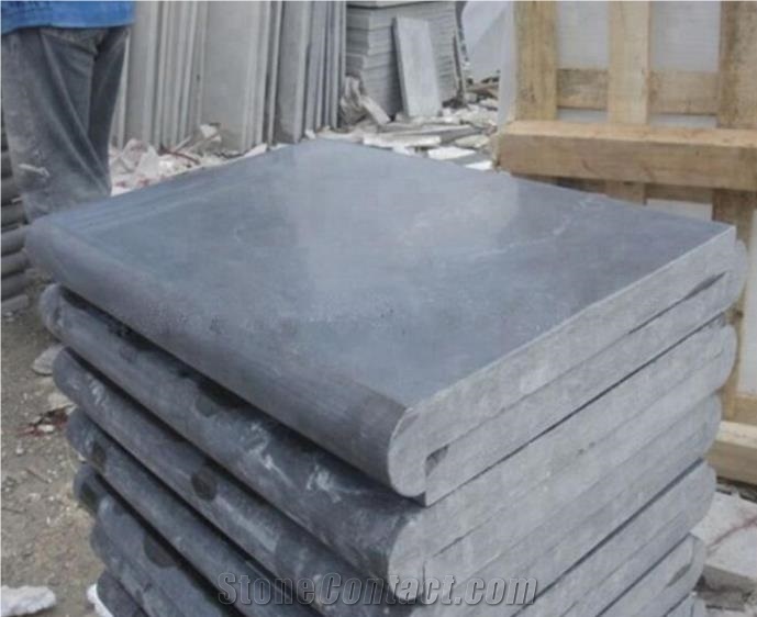 Flamed G684 Black Grantie Tiles Pool Coping Pavers