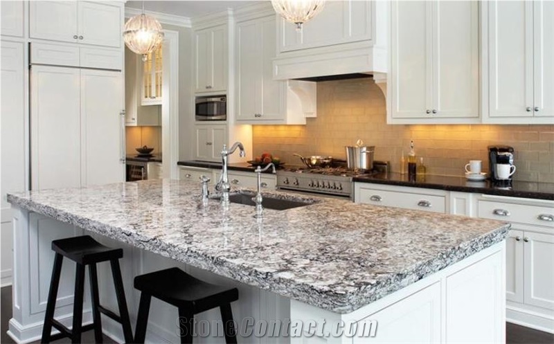 G377 Seawave Flower Granite Polished Slabs &Tiles