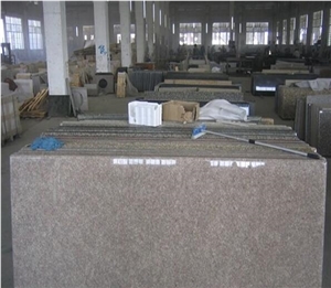 G611 China Almond Pink Granite Slabs for Flooring