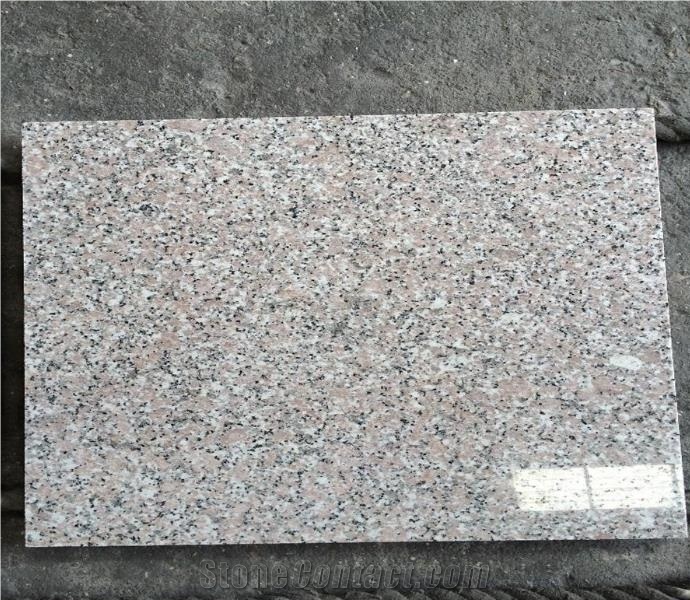 G664 Sunset Pink Granite Polished Flooring Tiles