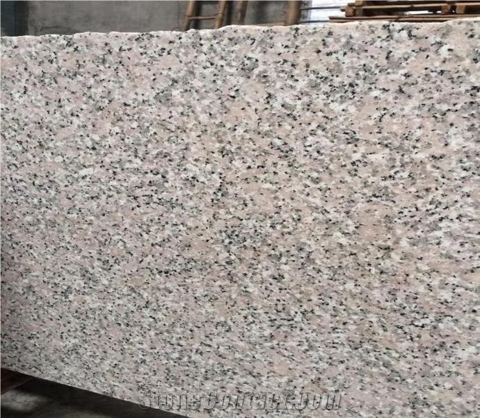 G664 Sunset Pink Granite Polished Flooring Tiles