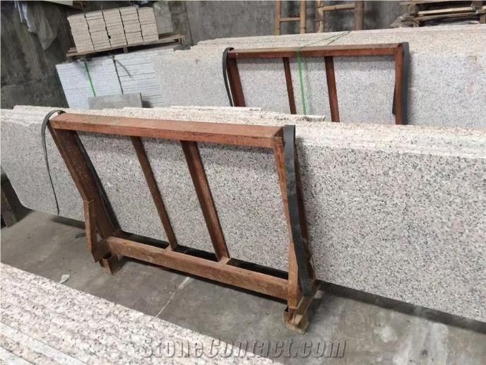 G664 Sunset Pink Granite Polished Flooring Tiles