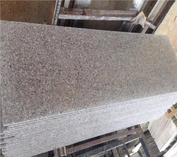 G664 Sunset Pink Granite Polished Flooring Tiles