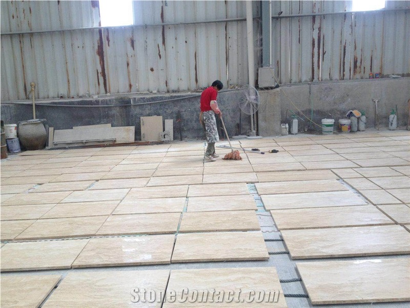 Honed Armenia Beige Travertine Wall Covering Tiles