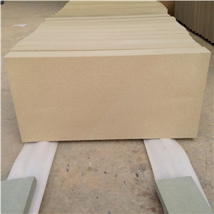 Honed China Beige Sandstone Wall Covering Tiles