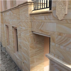 Honed China Diamant Sandstone Wall Cladding Tiles Honed China Diamant Sandstone Wall Cladding Tiles