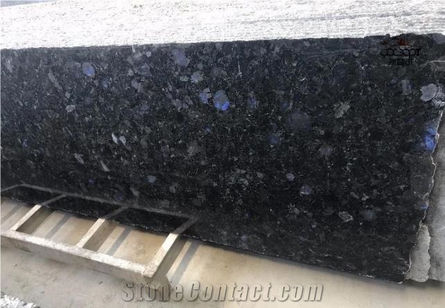 India Labrador Antique Blue Granite Polished Slabs