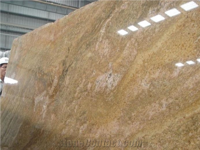 Indian Imperial Gold Granite Polished Slabs&Tiles