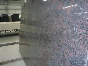 Indian Multicolor Purple Granite Polished Slabs