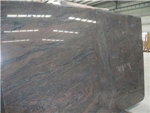 Indian Multicolor Purple Granite Polished Slabs