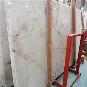 Iran White Onice Bianco Onyx Slabs