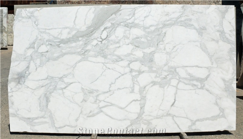 Italy Calacatta Carrara White Marble Slab Tiles