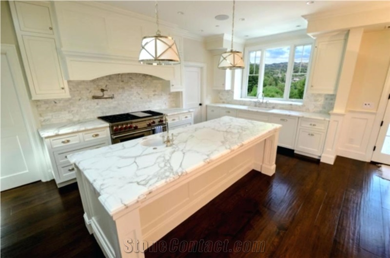 Italy Calacatta Gold Marble Polished Countertop
