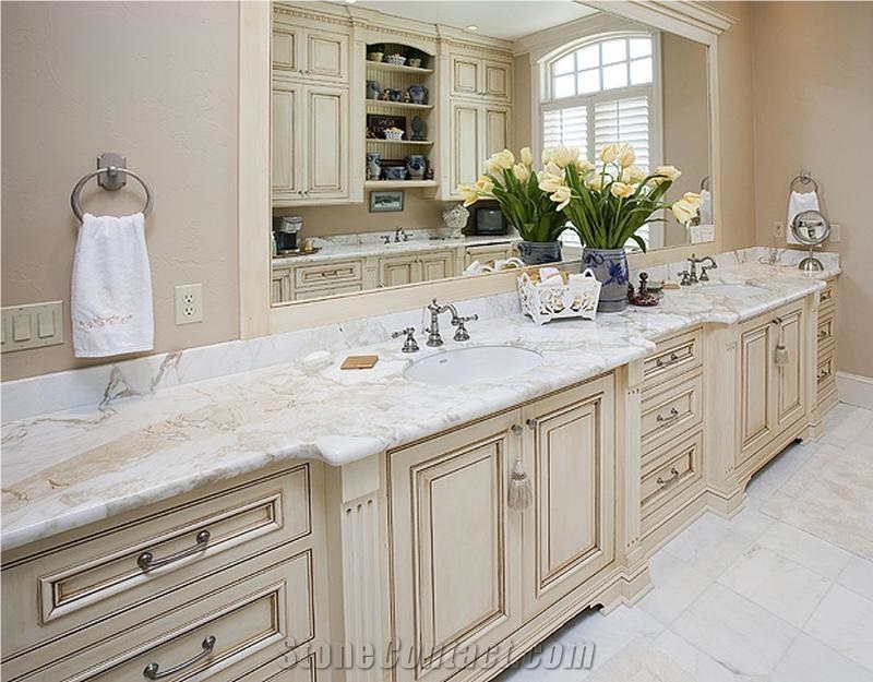 Italy Calacatta Gold Marble Polished Countertop