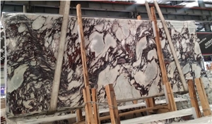 Italy Calacatta Viola Marble Polished Slabs Tiles